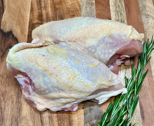 Skin on, Bone-in Chicken Breast