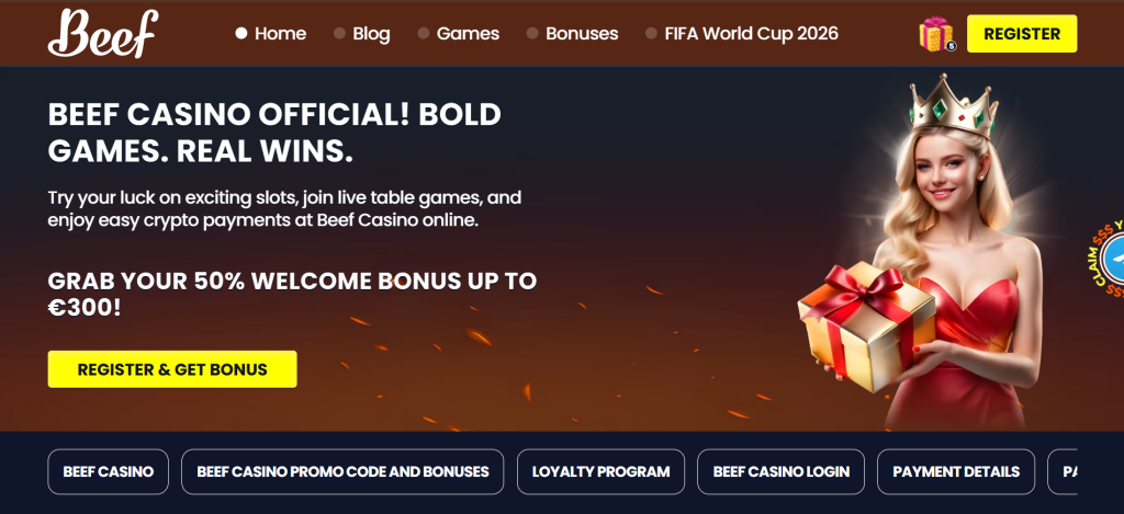 Beef Casino, round count in the published terms